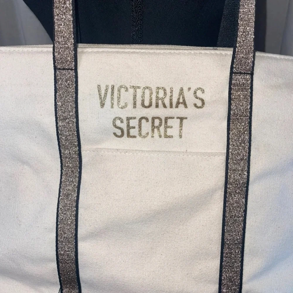 New Large canvas tote/bag Victorias Secret